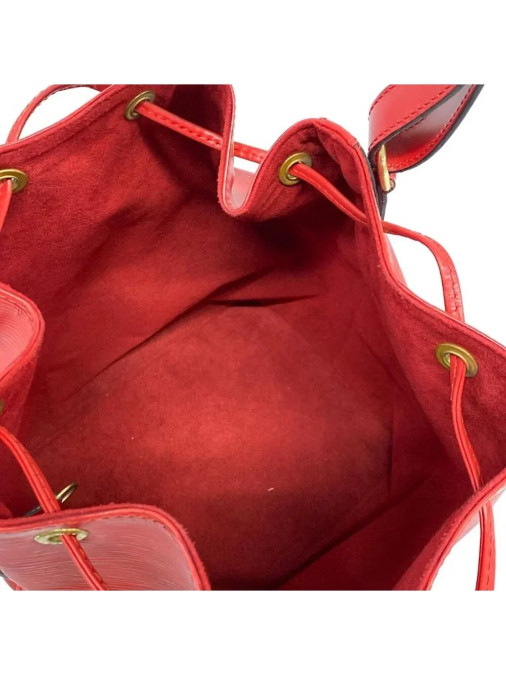 Louis Vuitton Shoulder Bag Epi Petite Noe Castilian Red Leather